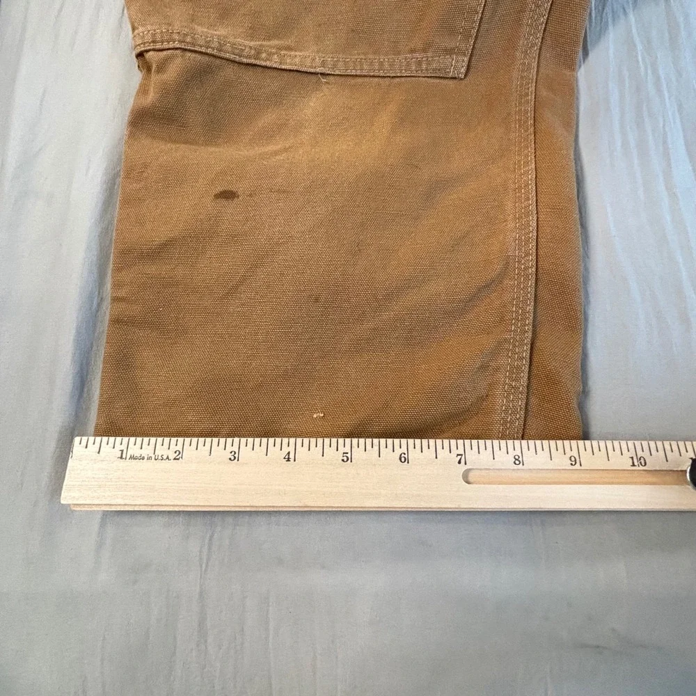 Vintage 90s Carhartt B01 Double Knee Work Pants men's 40x28 Brown Duck Canvas